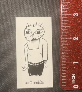 ALIEN WORKSHOP Skateboards Scott Conklin Niel Blender Art Skateboarding STICKER - Picture 1 of 3