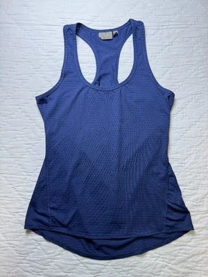 Camiseta sin mangas Athleta Transcend Racerback azul marino rendimiento confort XS para mujer Foto 1 de 4