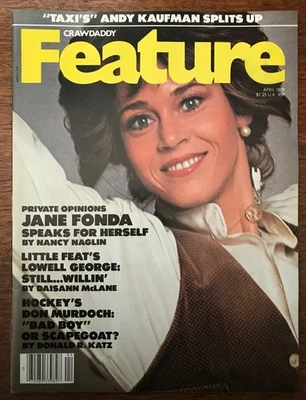 Jane Fonda - Feature magazine - April 1979, Andy Kaufman, George Harrison Foto 1 de 4