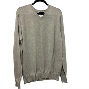 Faconnable Herren Gr. XXL 2XL Grau Seide Kaschmirmischung Pullover Sweater - Bild 1 von 9