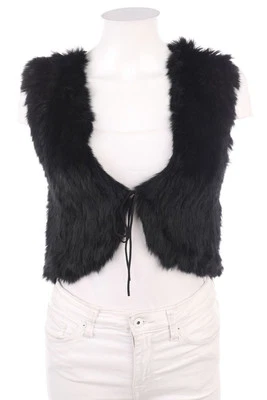 passport. Strickweste Weste Echt-Pelz-Besatz D 38 schwarz - Bild 1 von 4