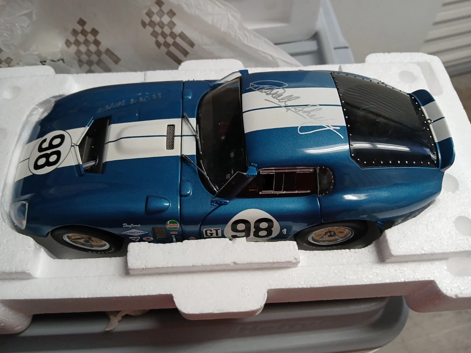 1/18 Exoto Shelby Cobra Daytona Coupe Signed By Carroll Shelby And Peter Brock - Image 1 of 4