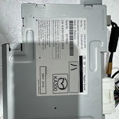 Equipo de audio MAZDA CX5 CX9 2016 sintonizador de radio sistema de 12 altavoces KA0H66DRX fabricante original Foto 1 de 4