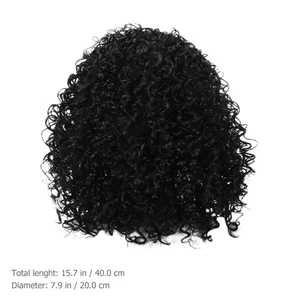 Damen Stirnband Perücke Haare Partyperücke für schwarze Frauen Stirnbandperücke Echthaar - Bild 1 von 10