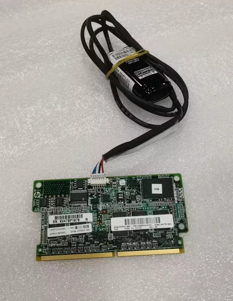 HP 2GB FBWC Cache P222 P420 P421 P430 P431 P822 P830 633543-001 + Akku - Bild 1 von 3