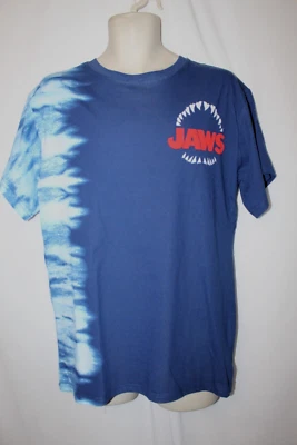 mens jaws t-shirt M nwot  beach closed no swimming blue - Image 1 of 2