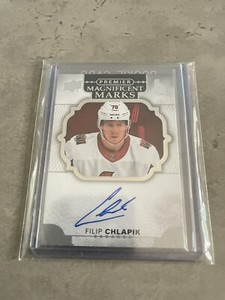 2017-18 UPPER DECK PREMIER MAGNIFICENT MARKS FILIP CHLAPIK AUTO #MM-FC OTTAWA