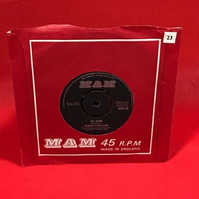 GILBERT O'SULLIVAN Get Down 1973 UK 7" vinyl single original record 45 - Image 1 of 4