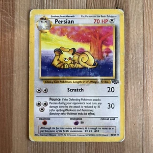 Persian 42/64 - Uncommon - Jungle - Pokemon Card DMG - Picture 1 of 2