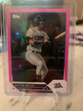 2023 Topps Pro Debut Austin Wells Pink Foil 149/199 Yankees