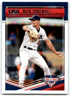 2018 PANINI USA STARS AND STRIPES NICK SPRENGEL USA #17 - Image 1 of 2