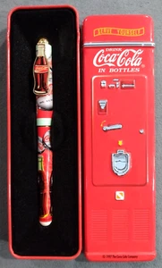 1997 Coca Cola Pen With Tin - Non Working needs refill - Picture 1 of 4
