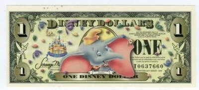 DISNEY 2005T, 1 DOLLAR, UNC, DUMBO NO BAR CODE - Image 1 of 2