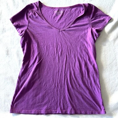 Camiseta Babydoll Maurice’s XL Púrpura Vintage Años 90 Y2K Puntada Única Foto 1 de 4