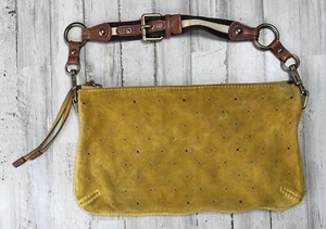LOUIS VUITTON Vintage LV Monogram Mahina Onatah Gelb Wildleder Schultertasche - Bild 1 von 24