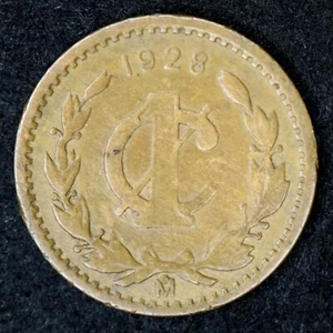 1928 Mexico 1c Un (One) Centavo VG-F #9 - Picture 1 of 2
