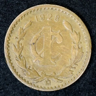 1928 Mexico 1c Un (One) Centavo VG-F #9 - Image 1 of 2