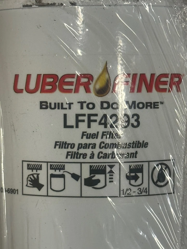LOTE DE 8 FILTROS DE COMBUSTIBLE Luberfiner LFF4293 1997-2002 Freightliner Century Class Foto 1 de 3