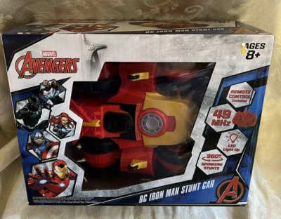 Marvel Avengers RC Iron Man Stunt Car NEW IN BOX NOS - Image 1 of 4