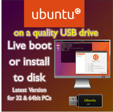 Ubuntu USB 17.10 Artful Aardvark - run from USB or install to your PC