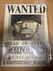 One Piece Straw Hat Store Limited Roronoa Zoro Wanted Poster