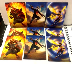 2023 Fleer Marvel Flair Rocket Raccoon #12-Star-Lord #17-The Wasp #35 (9) Cards - Picture 1 of 5