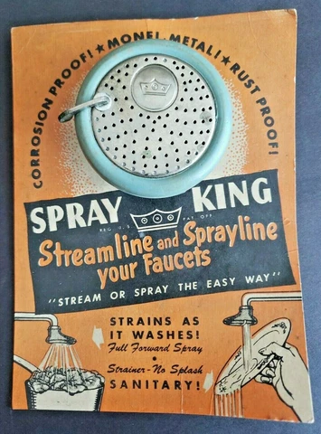 Vintage 1950's Spray King Blue Mfg. Royal Manufacturing Co. Brooklyn, New York Cover