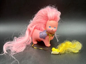 Lady LovelyLocks SILKYPUP Mattel 1986 Collar & Leash BIRD PIXIETAIL CLIP 4" - Picture 1 of 9