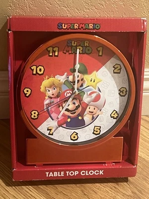 Nintendo Super Mario Table Top Clock-AS IS - Image 1 of 4
