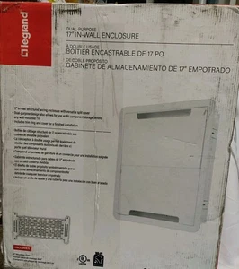 Legrand - OnQ 17 Inch Media Enclosure, Wall Cable Management Organize System - Photo 1/1