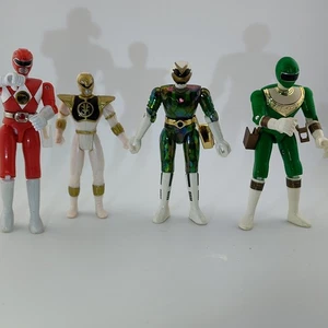 Action figure Power Ranger Mighty Morphin anni 90 Jason Tommy rosso verde bianco - Foto 1 di 20
