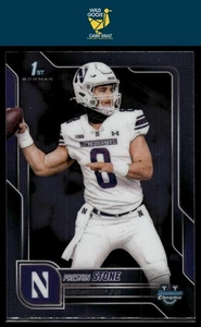 🎓🏟️ 🏈 2025 Bowman U | Preston Stone | Northwestern Wildcats - Bild 1 von 2