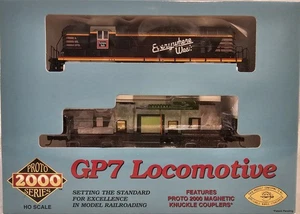 NOS LIMITED ED Life Like HO Proto 2000 Burlington #CB&Q 254 GP7 Locomotive 23046 - Picture 1 of 7