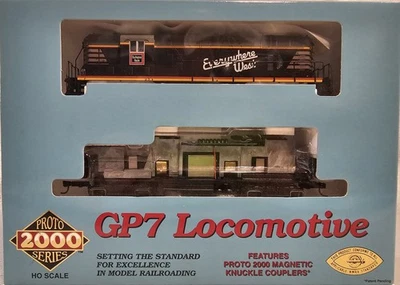 NOS LIMITED ED Life Like HO Proto 2000 Burlington #CB&Q 254 GP7 Locomotive 23046 - Image 1 of 4