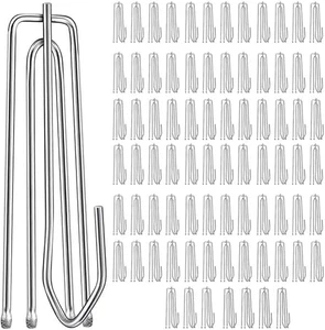 Ganchos de Cortina de Acero Inoxidable, 80 Unidades - Bild 1 von 7
