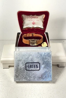 Vintage Gruen Veri-Thin, 435 659, New in Original Box, with Tags, Never Worn - Image 1 of 4