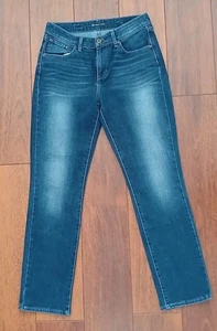 Pantalones de mezclilla para mujer Levi's 701 azules ajustados Demi Curve W28 L30 - Perfecto estado - Imagen 1 de 15