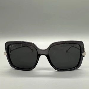 Salvatore Ferragamo Sunglasses SF913S 057 Black Square Oversized 55-18-140 - Picture 1 of 11