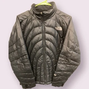 The North Face 550 Down Quilted Puffer Jacket Black Women's Size Medium READ - Picture 1 of 7