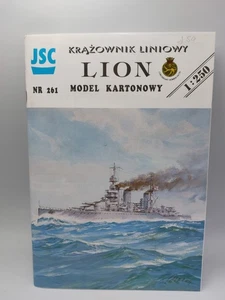 Lion Model Kartonowy NR 261 Polish Paper Model Kit English Instructions Included - Picture 1 of 6