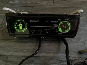 Medidor de techo altímetro brújula JDM Toyota Land Cruiser serie 80 FJ80 FZJ80 OEM - Imagen 1 de 10