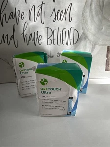 Onetouch Ultra 100 Teststreifen 3er-Pack Ablaufdatum: 30.09.26 BOX IST BESCHÄDIGT - Bild 1 von 5