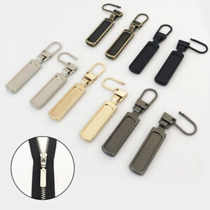 Replacement Metal Zip Head Zippers Puller Slider Detachable Zip Head Accessory