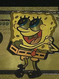 (1) Banconota Anime Spongebob Pantaloni Quadrati Cartoni Animati Spugna 🧽 Bob Cartoon Smile ❤️ - Foto 1 di 3