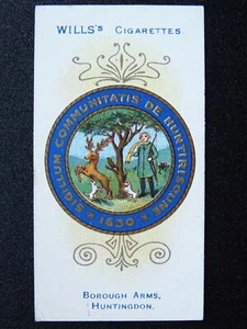 No.187 HUNTINGDON Borough Arms 4ta Serie (151-200) por W.D.& H.O.Wills 1905 - Imagen 1 de 1