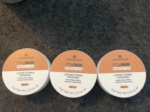 Lot of 3 Essence My Skin Perfector Loose Fixing Powder 40 Tan New, Sealed - Picture 1 of 2
