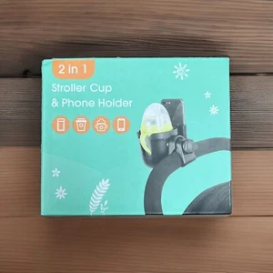 Universal Cup Bottle Phone Holder For Wheelchair Stroller Walker Bike Scooter - Picture 1 of 4