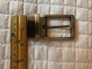 Mens GUESS Silver Belt Buckle - Picture 1 of 2