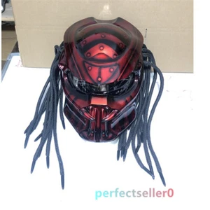 Alien Predator Fangs Wasp Motorcycle Full Face Laser Light Helmet Mask Present - Picture 1 of 20