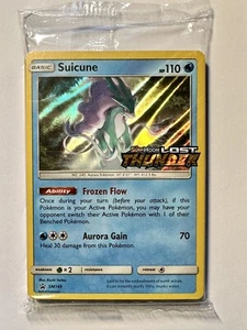 JCC Pokémon - Suicune SM149 Lost Thunder 2018 mazo promocional prelanzamiento sellado casi nuevo+ - Imagen 1 de 2